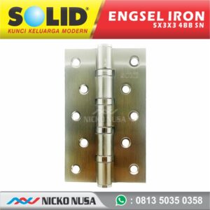 Engsel Solid HST SLD 09 5X3X3 4BB SN Engsel Pintu / Jendela