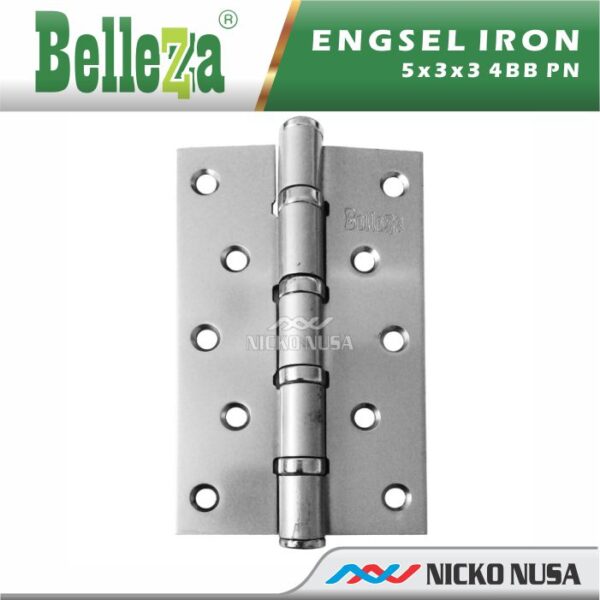 ENGSEL BESI BELLEZZA 57 IRON HINGE BELLEZZA 5X3X3 4BB PN Engsel Kupu 5 Inch BELEZZA