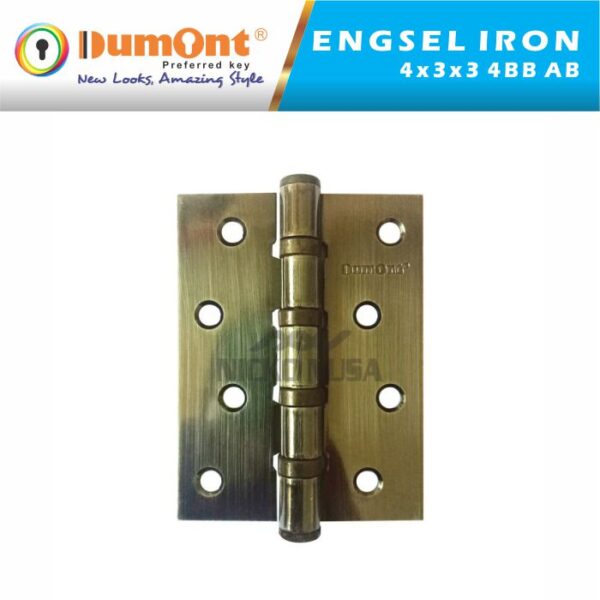 ENGSEL DUMONT EBD 02AB HINGE DUMONT 4x3x3 4BB AB Engsel Kupu 4 Inch DUMONT