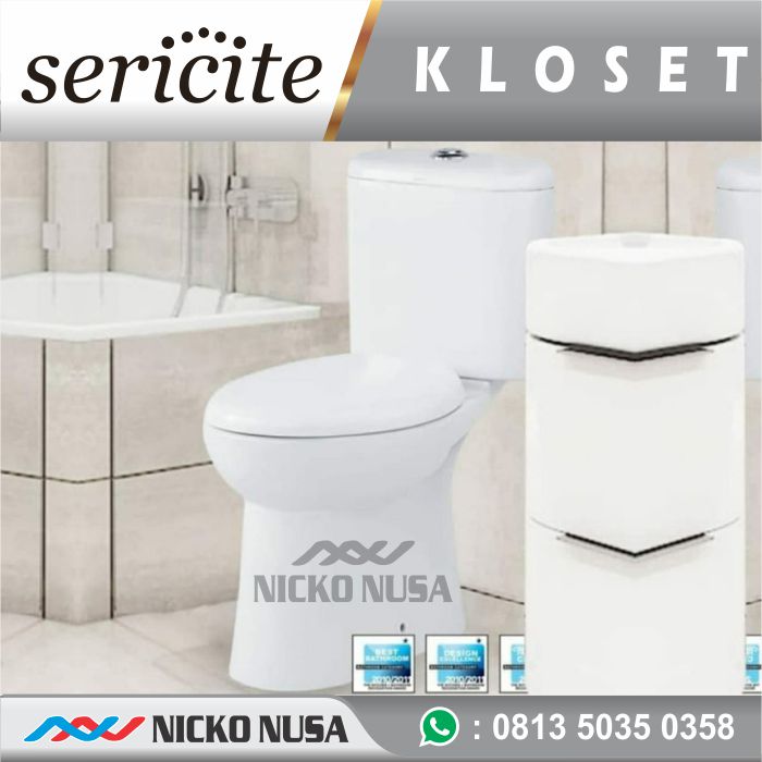 Closet SERICITE type: WC 1035/ LC 5028 two piece dual flush 3/6 liter - Gambar 2