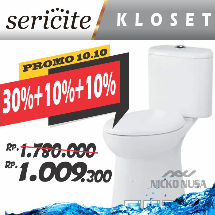 Closet SERICITE type: WC 1035/ LC 5028 two piece dual flush 3/6 liter