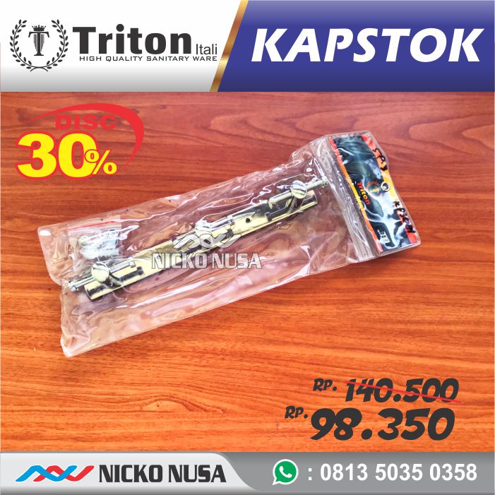Kapstok TRITON TT158-3 G.Baju GVN Kait Hook Gantungan Handuk Baju Kamar Mandi - Gambar 2