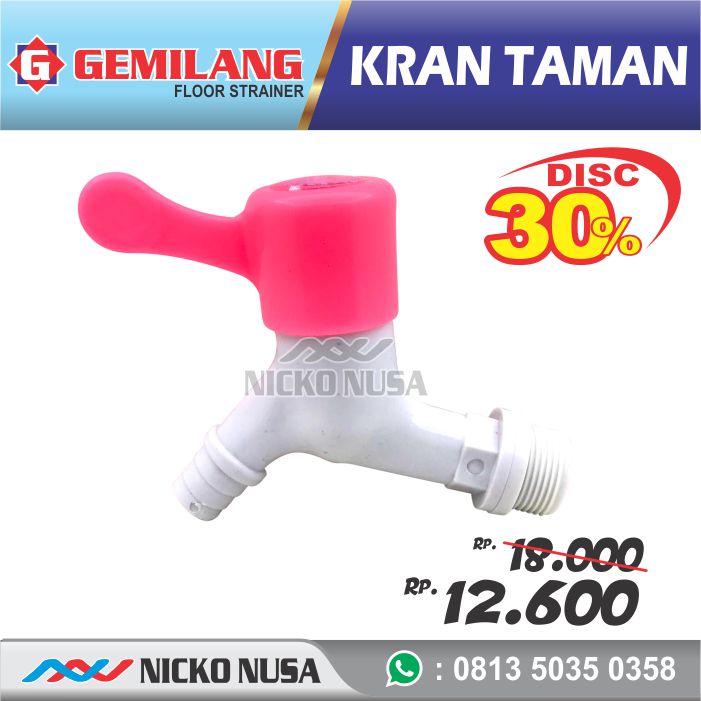 Kran Taman GEMILANG KM PLASTIK Keran Taman Keran Selang Air