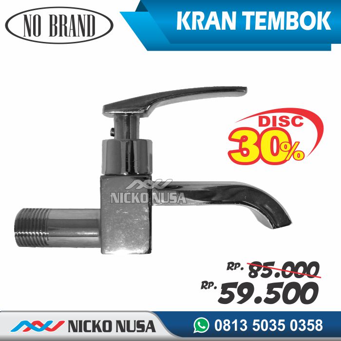 Kran Tembok AK TS 916E MINIM Keran Tembok Dinding Keran Bak Mandi