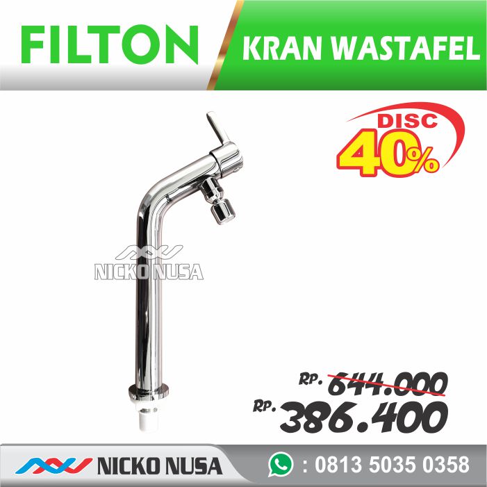 Kran Wastafel FILTON FT8805-R30 GVN Keran Cuci Tangan Meja Keran Wastafel Sink