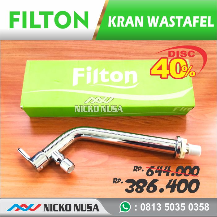 Kran Wastafel FILTON FT8805-R30 GVN Keran Cuci Tangan Meja Keran Wastafel Sink - Gambar 2