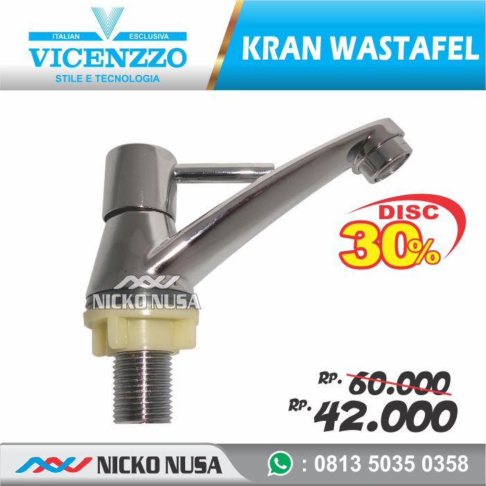 Kran Wastafel VICENZZO VZ07 Engkol Keran Cuci Tangan Meja Keran Wastafel Sink