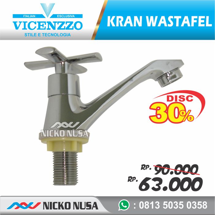 Kran Wastafel VICENZZO VZ 5108 Baling Keran Cuci Tangan Meja Keran Wastafel Sink