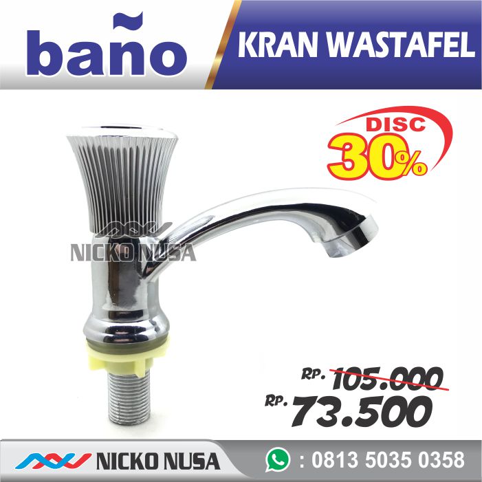 Kran Wastafel BANO 101 CROWN Cuci Tangan Meja Keran Wastafel Sink
