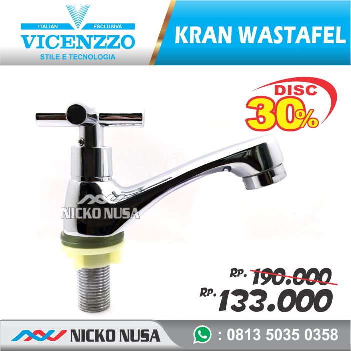 Kran Wastafel VICENZZO VZ 926 BALING KUNINGAN Keran Cuci Tangan Meja Keran Wastafel Sink