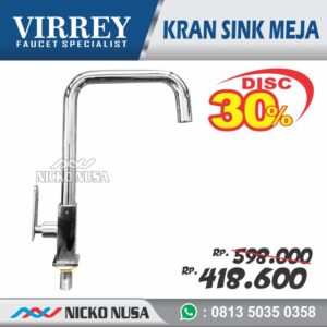 Kran Sink Meja VIRREY JR VRY 28E027 Kran Cuci Piring Meja Kran Air Dingin
