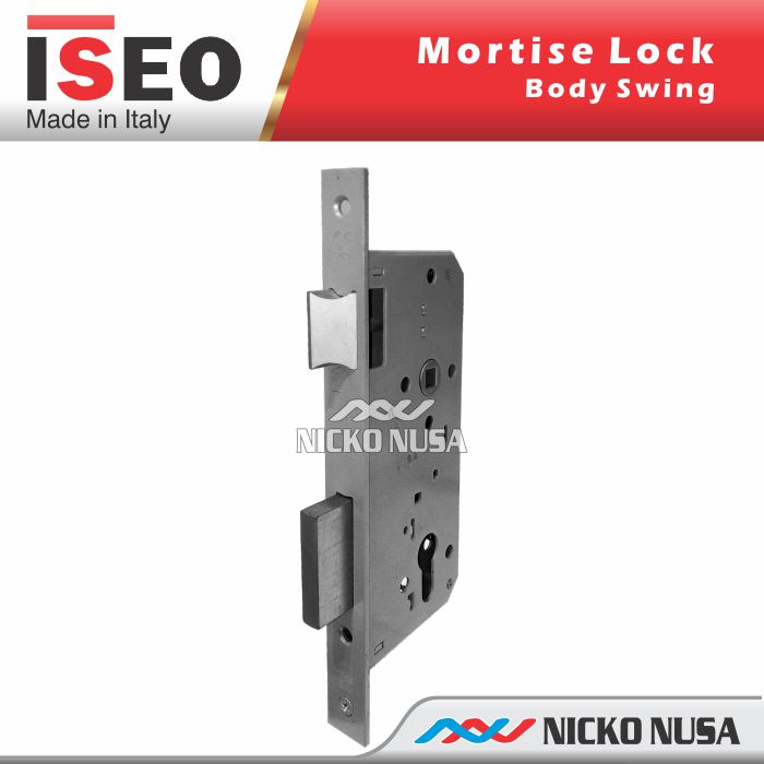 MORTISE LOCK SWING ISEO 50 GREY