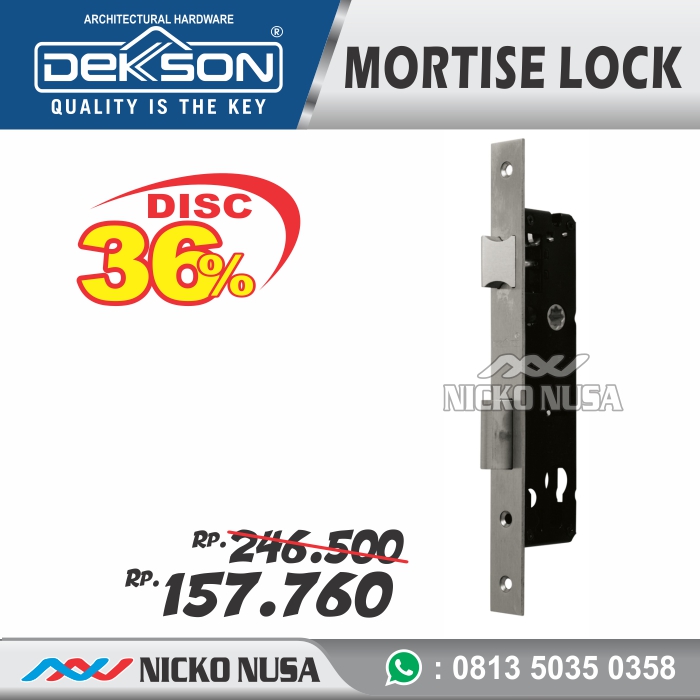 MORTISE LOCK SWING ALUMINIUM DEKKSON DL 84030 SSS (BO)