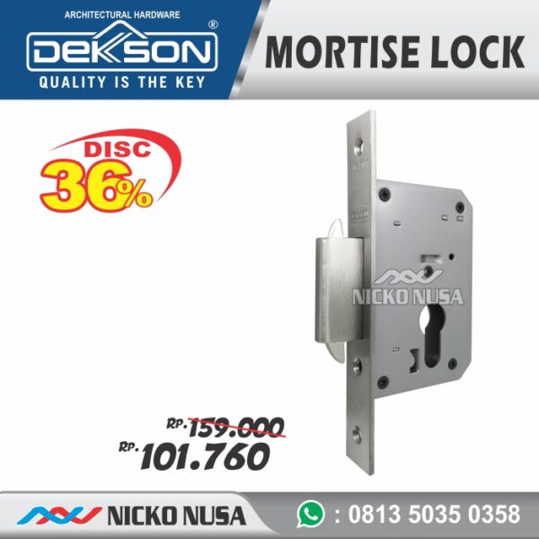 MORTISE LOCK SLIDING DEKSON SLIDING LCS 84100 SN (BO)