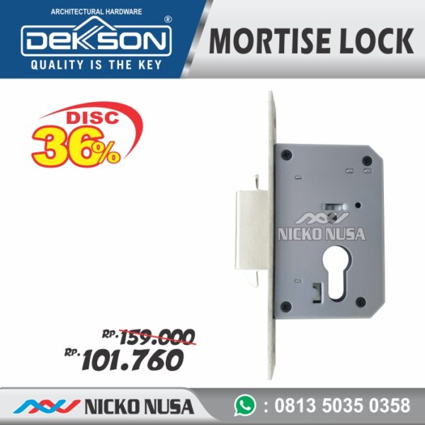 MORTISE LOCK SLIDING DEKSON SLIDING LCS 84100 SN (BO) - Gambar 2