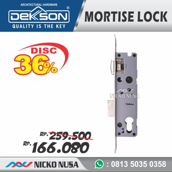 MORTISE LOCK PELOR LPA DKS DL84030 SSS Body Pelor Aluminium - Gambar 2