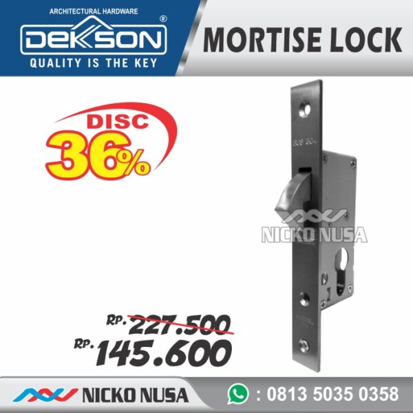 MORTISE LOCK SLIDING ALLUMINIUM DEKKSON 83100 SSS