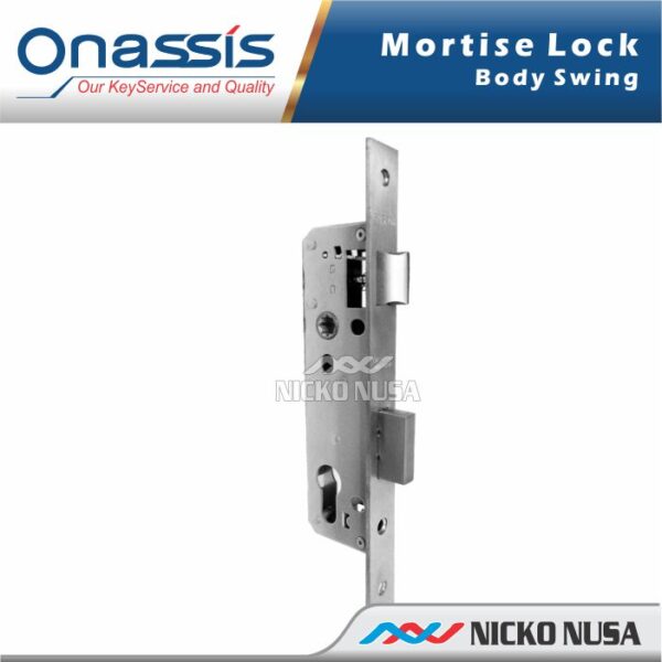 MORTISE LOCK SWING ONASIS 8811-40mm SS LW