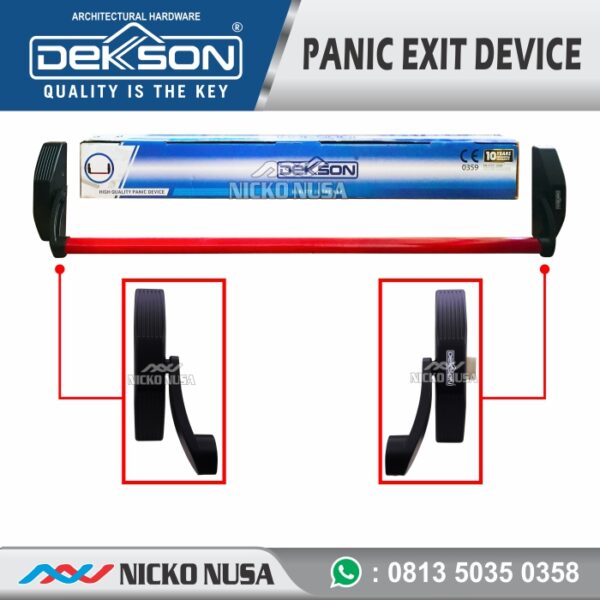 Panic Exit Device For Steel Door With Rimlock Panic Bar Exit PD 0701 - Gambar 2