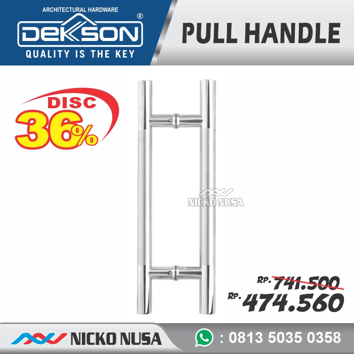 PULL HANDLE DEKKSON DELUXE 802-32X457X300 PSS+SSS - Gambar 2