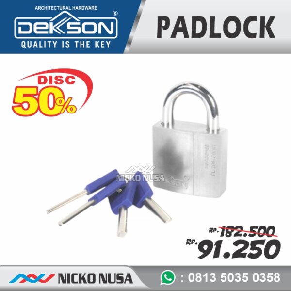 gembok padlock dekkson dekson