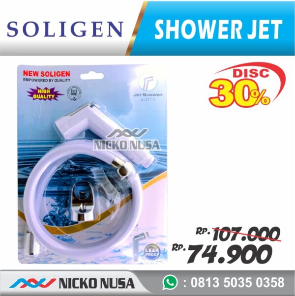 Shower Jet SOLIGEN A 237 2 Toilet Shower Jet Washer Spray - Gambar 3