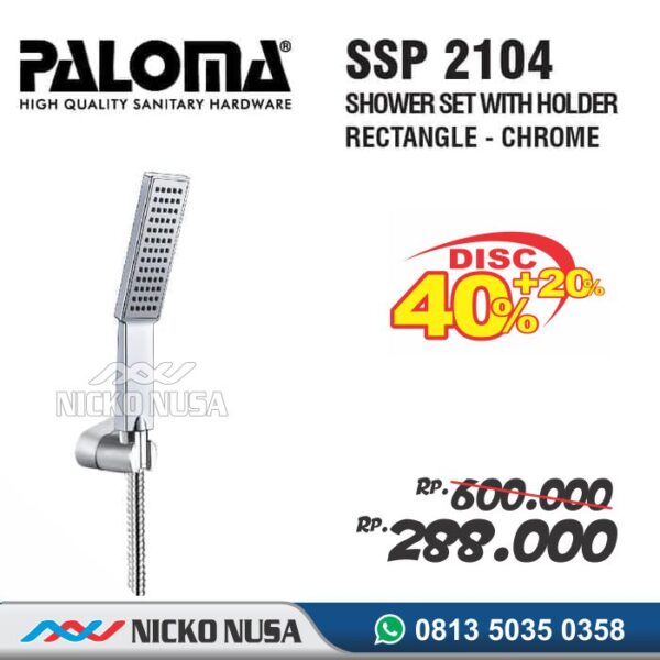 SHOWER SET PALOMA SSP 2104 WITH HOLDER