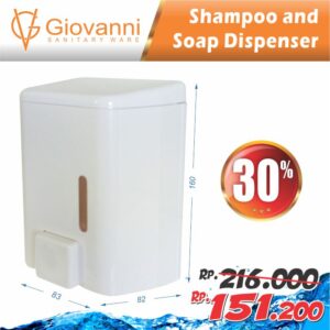 Tempat Sabun Cair GIOVANNI UA001 White