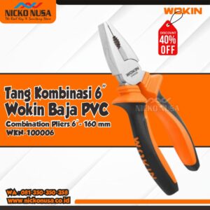 Tang Kombinasi Wokin 6" Baja PVC