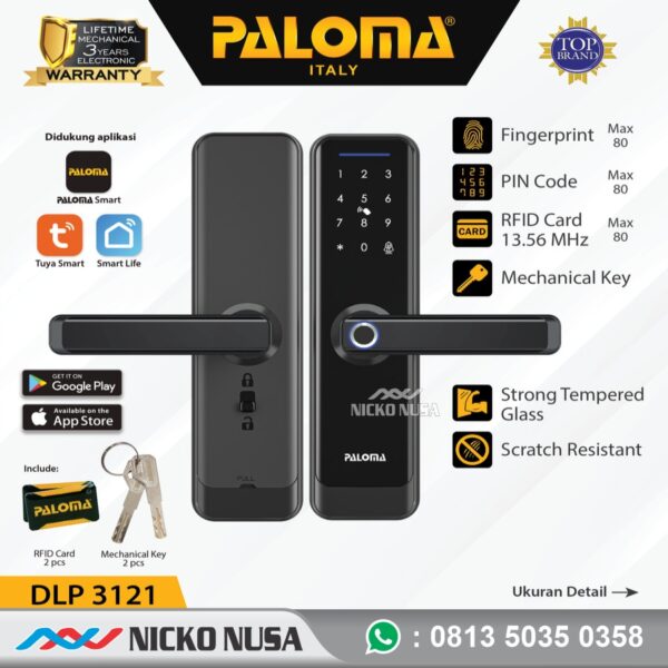Digital Lock PALOMA DLP 3121 Smart Home WiFi