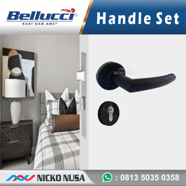 handle pintu bellucci hitam